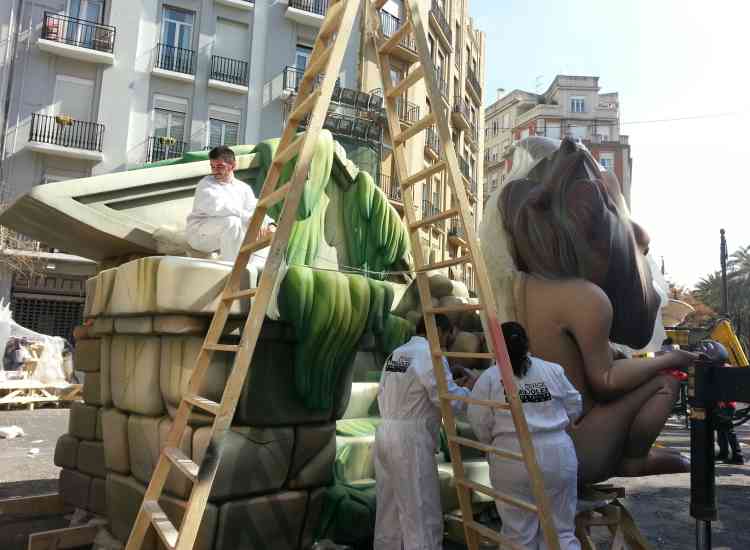 Plant de la Falla del Regne 9 de marzo