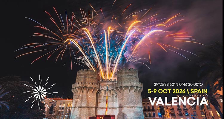 Valencia será sede del International Symposium on Fireworks 2026, la principal cita mundial de la industria pirotécnica