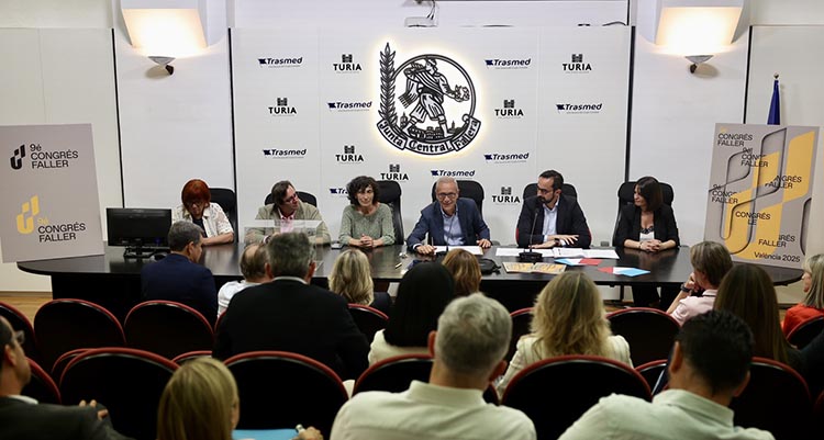 El IX Congreso Fallero se presentó oficialmente con su logotipo, cartel y la composición final de las mesas
