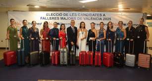 Ibiza ya espera a las candidatas a Fallera Mayor de Valencia